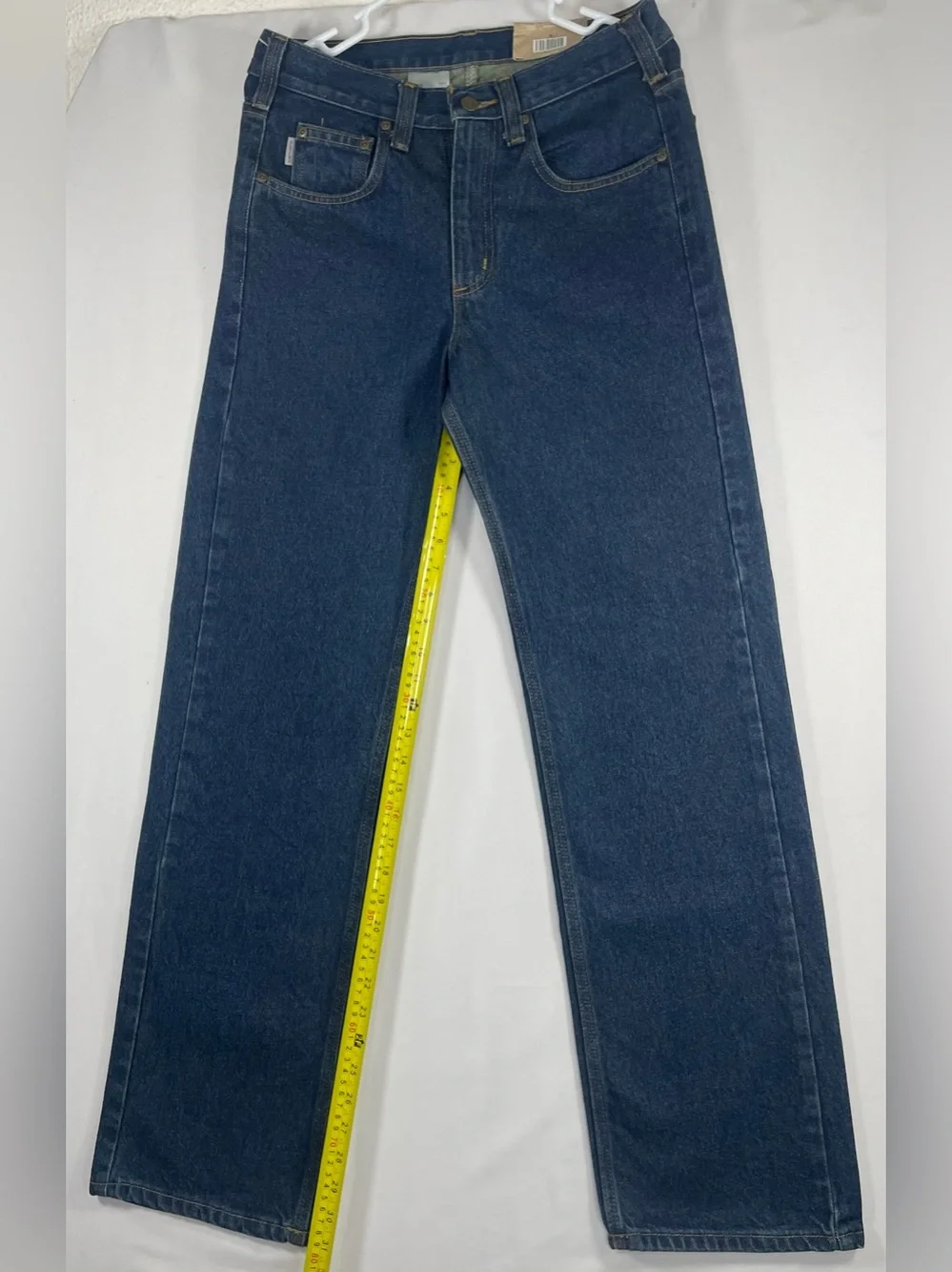 Carhartt Men's Relaxed Straight-Leg Jeans in Deep Blue Denim